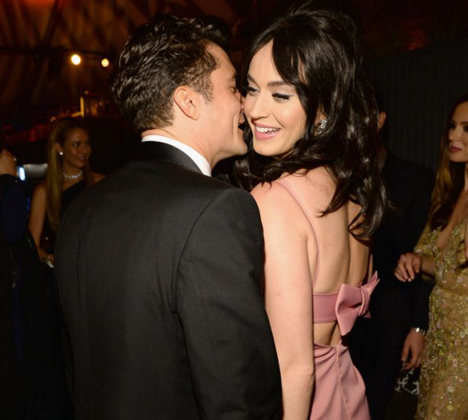 Кейти Перри, Орландо Блүүм нар дотно болжээ